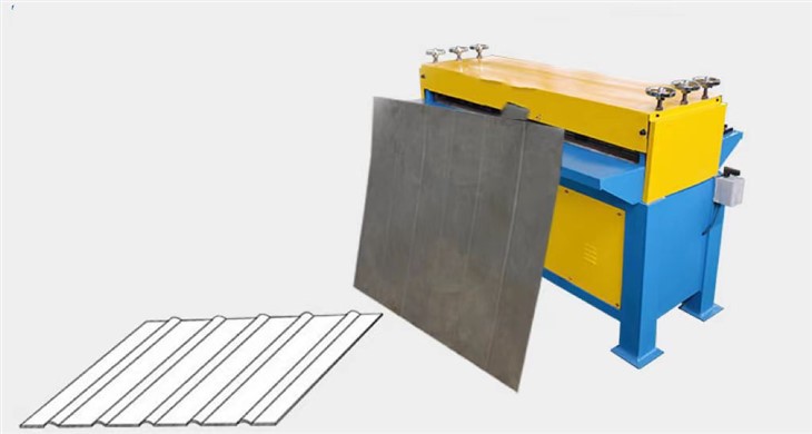 Cinkuotų lakštų plokščių kvadratinių kanalų elektrinis karoliukų formavimo ritininis aparatas